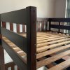 Giường tầng kết hợp bàn học AUDREY - Gỗ sồi màu nâu cà phê - Hình ảnh 3