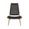 Ghế Lisa Lounge Chair - Dây đen caro