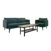 Bộ sofa Auburn - Gỗ tràm, bạch đàn màu xanh