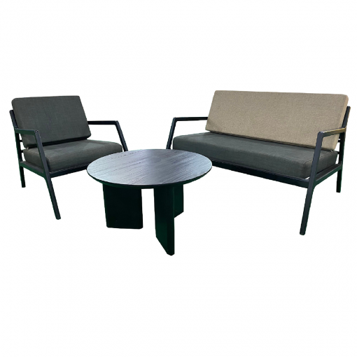 Bộ Sofa Moron - Gỗ sồi màu đen