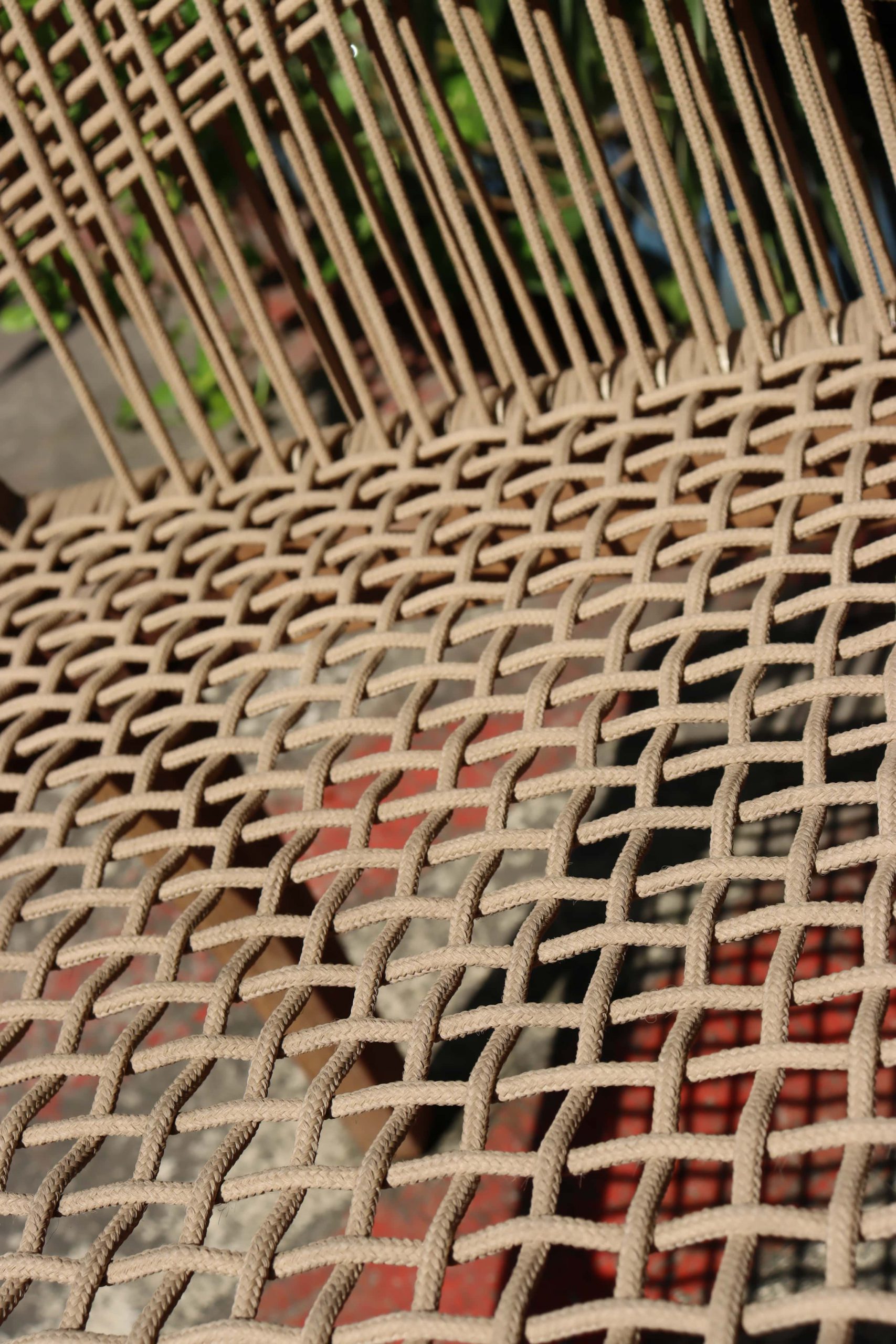 Ghế Liverpool - Khung gỗ dầu đan dây xám đen - Hình ảnh 2