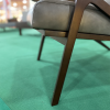 Ghế Lounge Cue - Gỗ cao su vải da màu óc chó - Hình ảnh 5