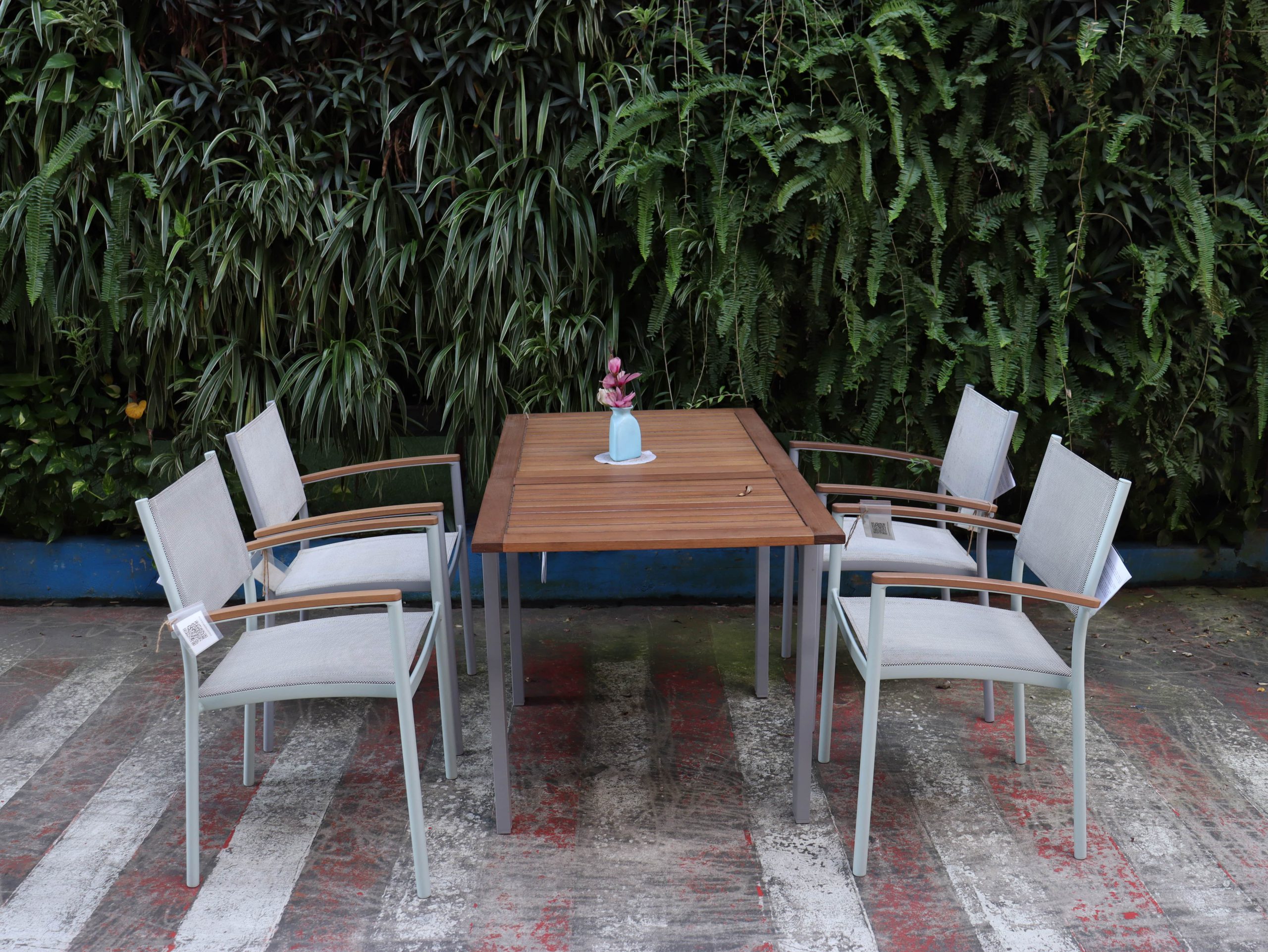 Bộ Ngoài Trời Wasabi 4 Ghế - Hình ảnh 2