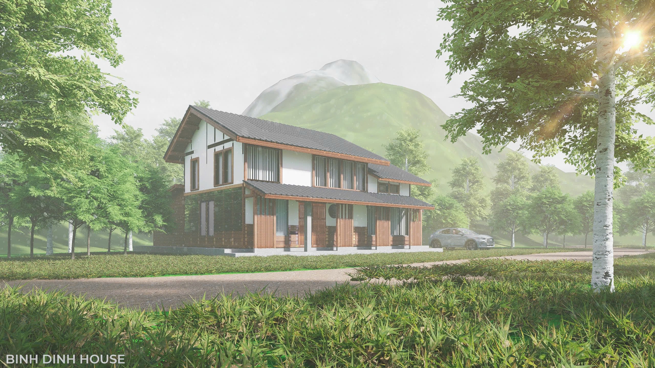 Nhà Gỗ Nhật 2 Tầng TAKIKAWA03 - Hình ảnh 7