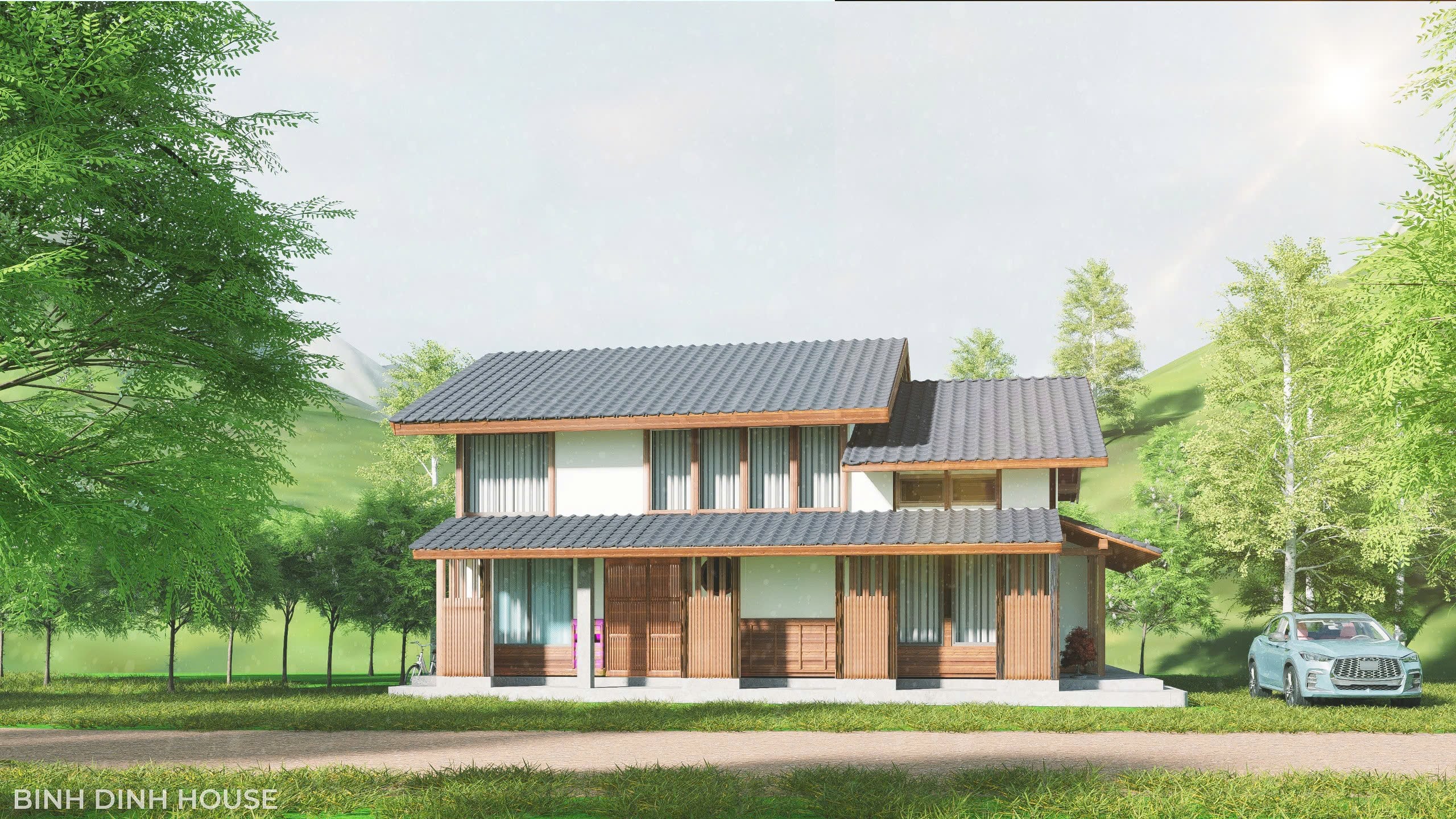 Nhà Gỗ Nhật 2 Tầng TAKIKAWA03 - Hình ảnh 8